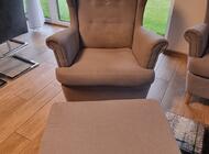 Grajewo ogłoszenia: Sprzedam używany 2 lata komplet wypoczynkowy.  W skład zestawu... - zdjęcie