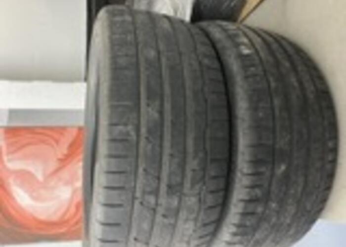 Grajewo ogłoszenia: Sprzedam dwie opony letnie pozostałe po sprzedaży auta,   Hankook...